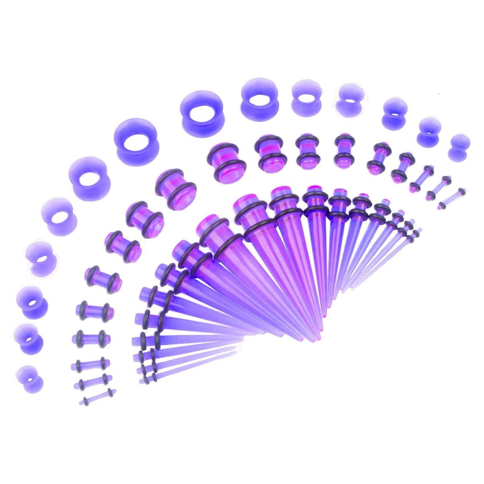 Kit de Estiramiento de Orejas 50 Piezas CABBE KALLO Silicona