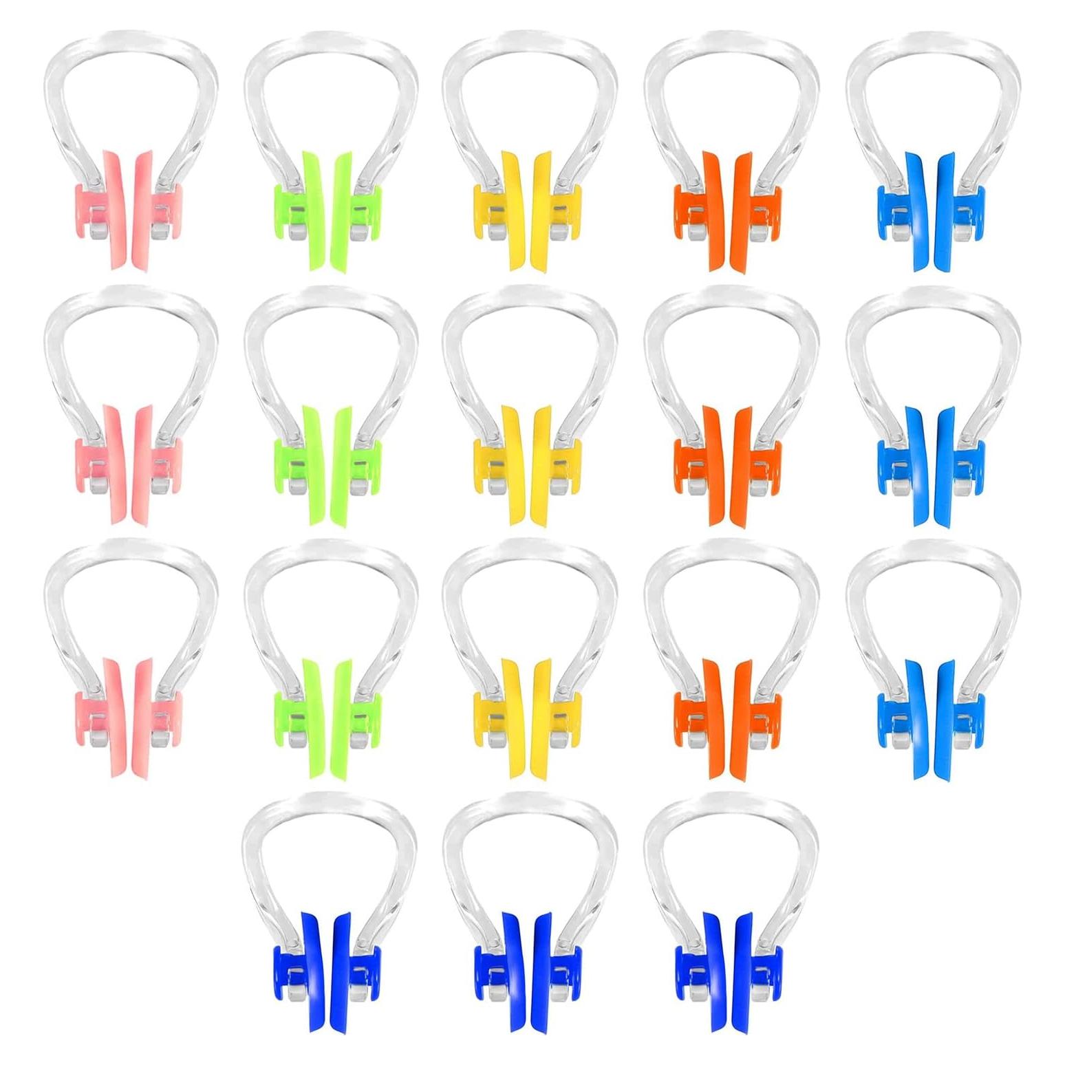 Clip de Nariz para Natación YUANQIAN 18 Piezas Silicona