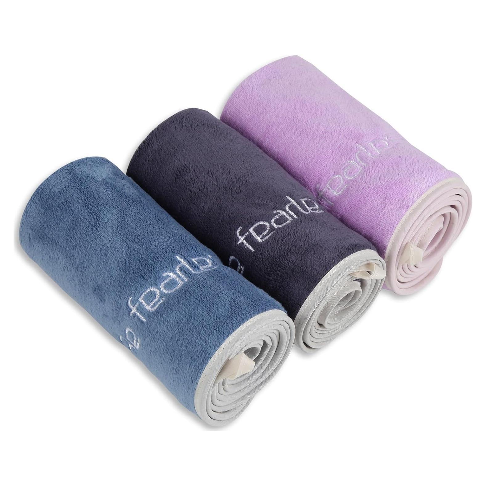 Juego de Toallas de Microfibra Xoofewal 3 Piezas Secado Rápido