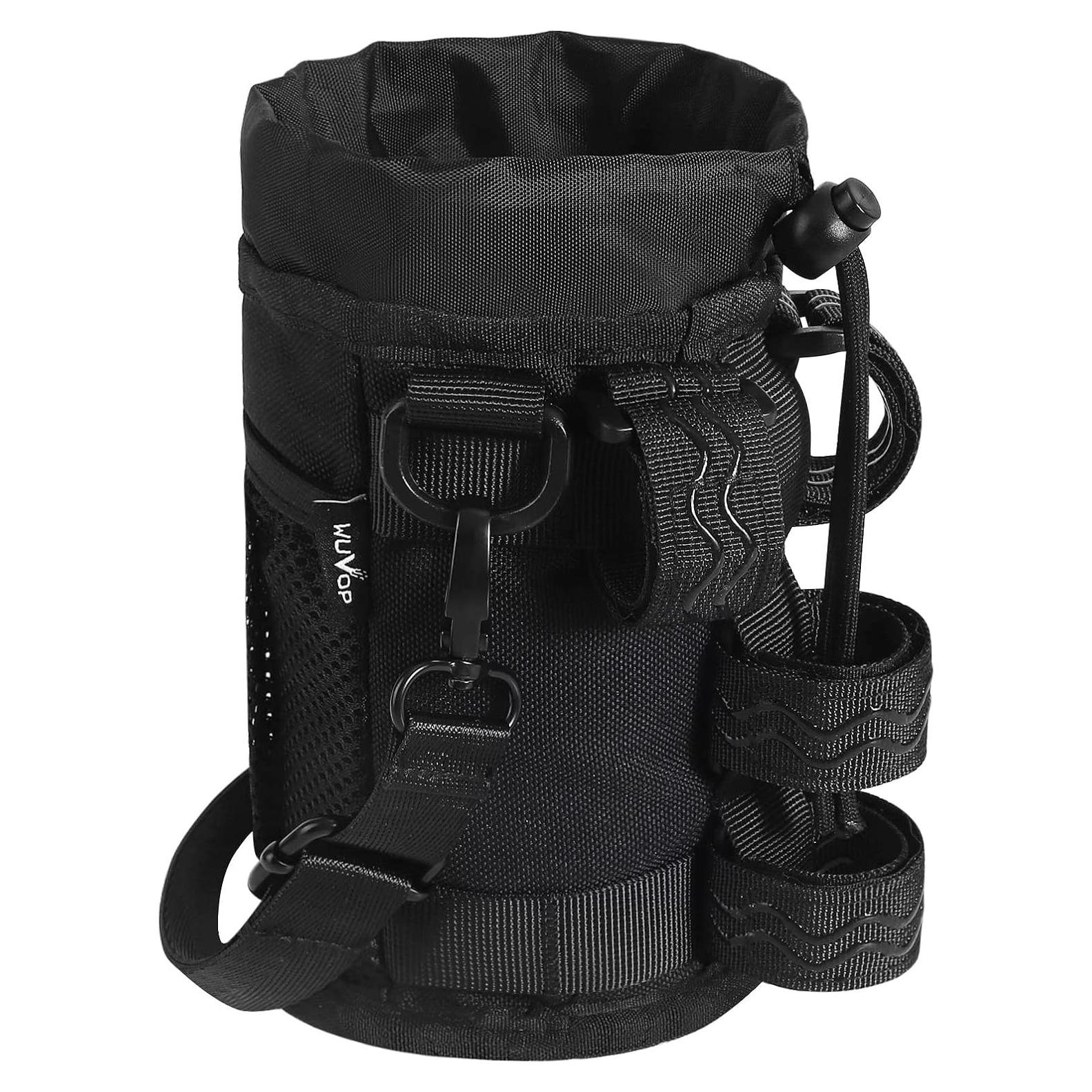 Soporte para Taza de Bicicleta WUVOP con Bolsillo Malla 1L