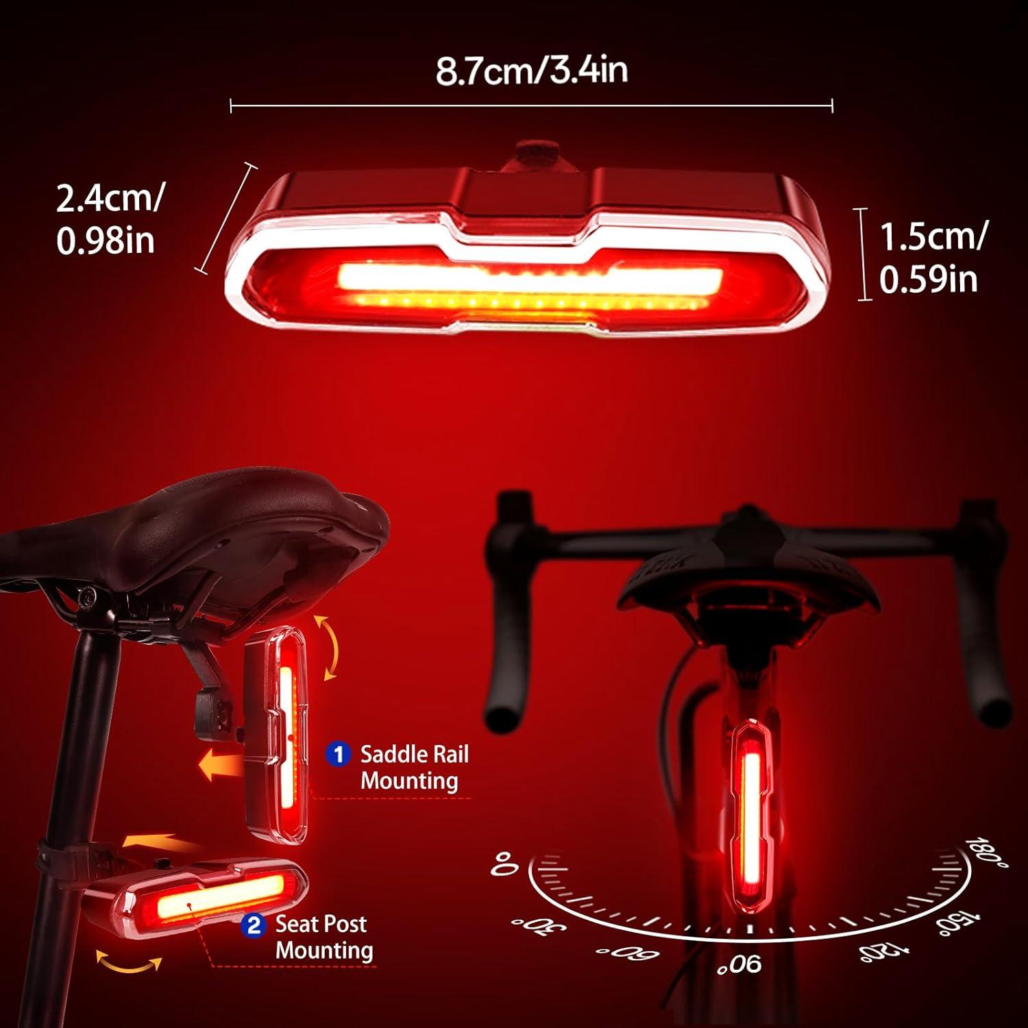 Luz Trasera de Bicicleta DON PEREGRINO B2 110 Lúmenes IPX4