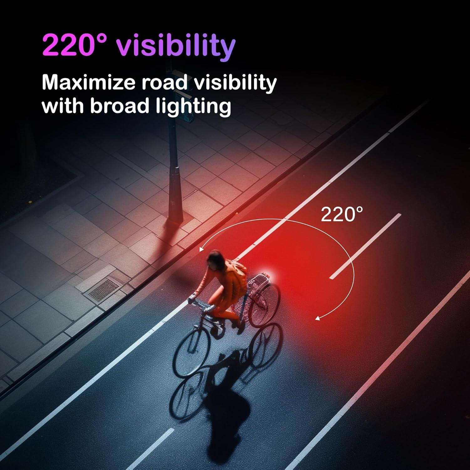 Luz Trasera BikeSpark BKS-G4R Recargable USB 50 Lúmenes