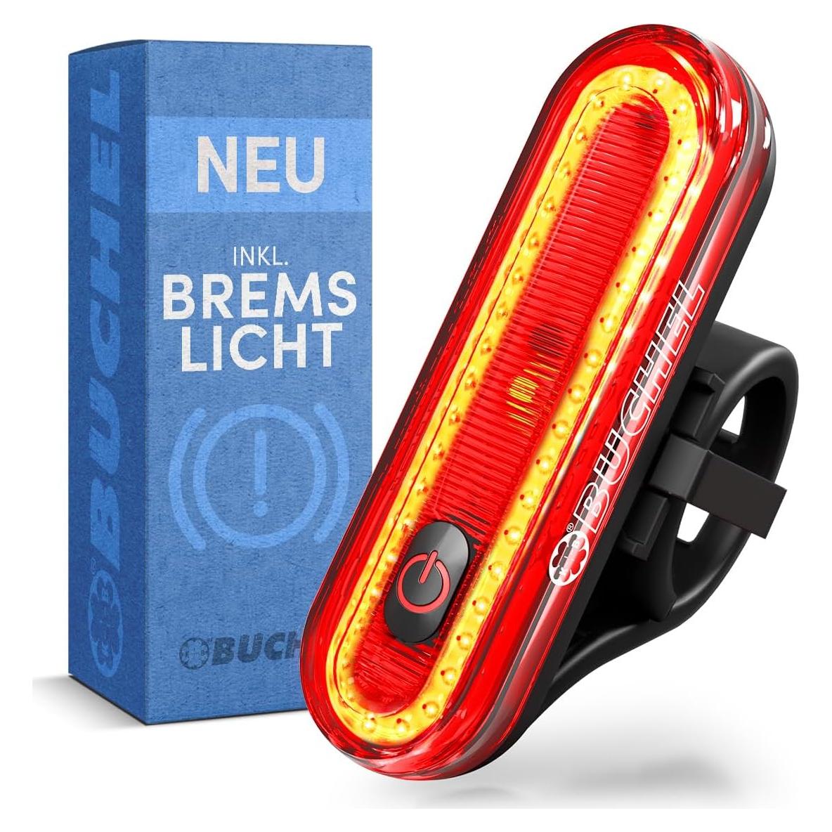 Luz Trasera LED Bûchel para Bicicleta - Recargable y Brillante