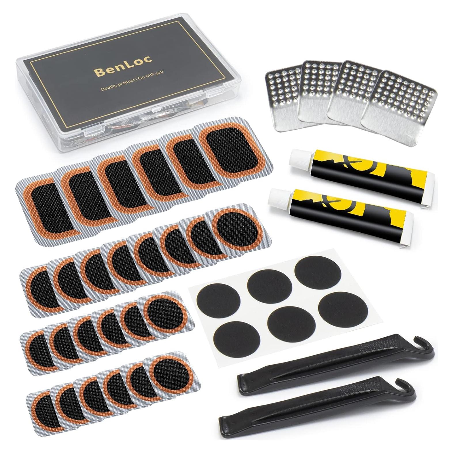 Kit de Reparación de Neumáticos Dexnoca - 26 Parches y Herramientas