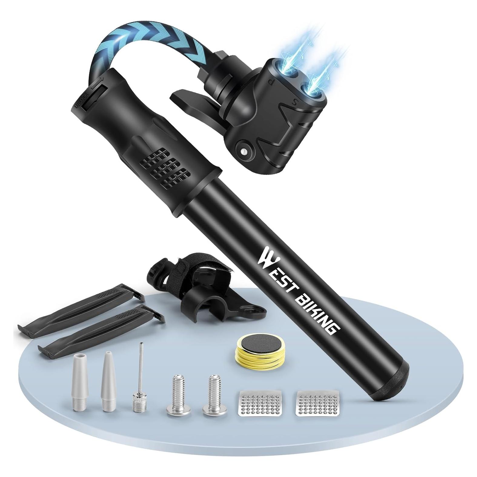 Mini Bomba de Bicicleta CYCLESPEED YP1603003 Manual 100 Psi