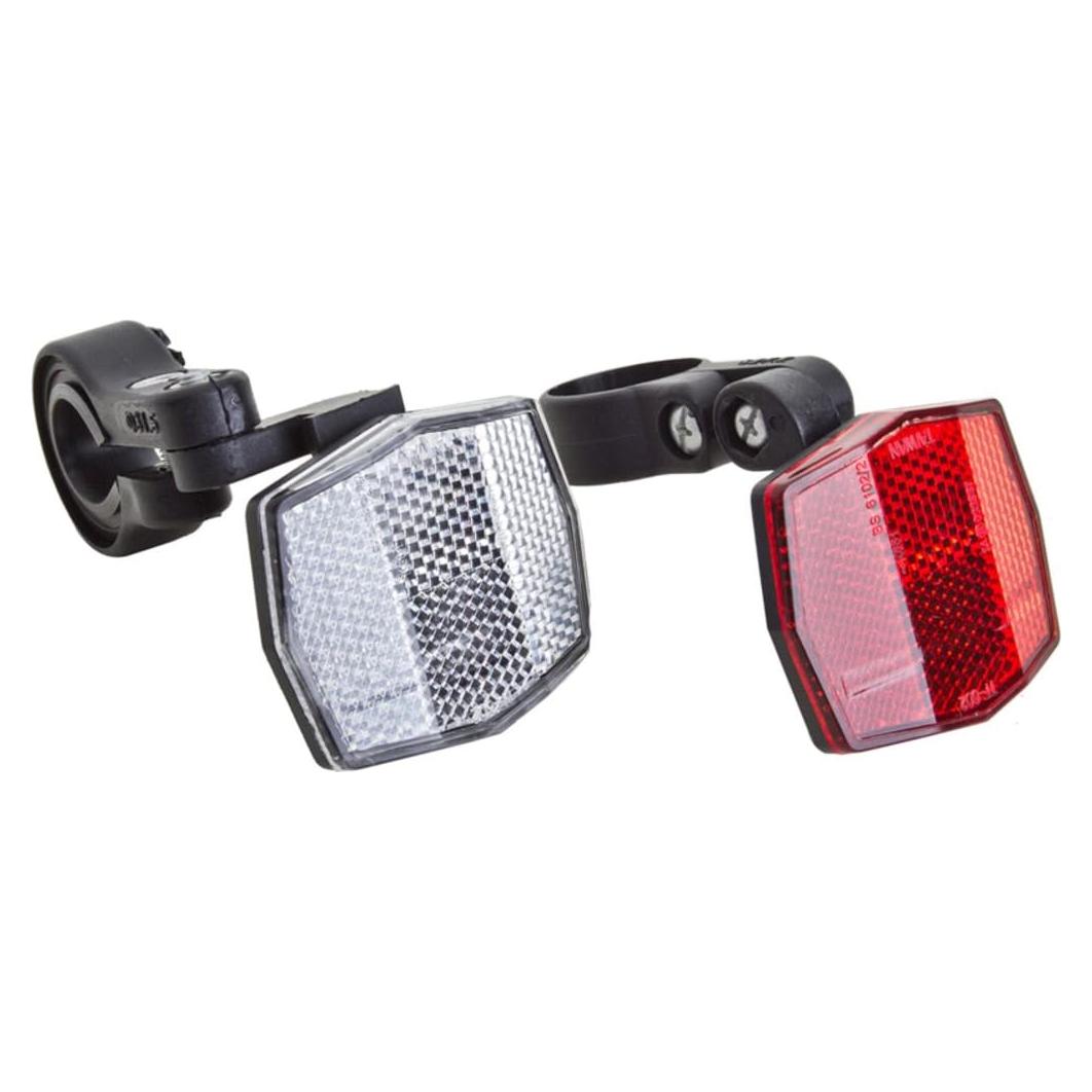 Kit de Reflectores Delantero y Trasero Sunlite - Blanco y Rojo