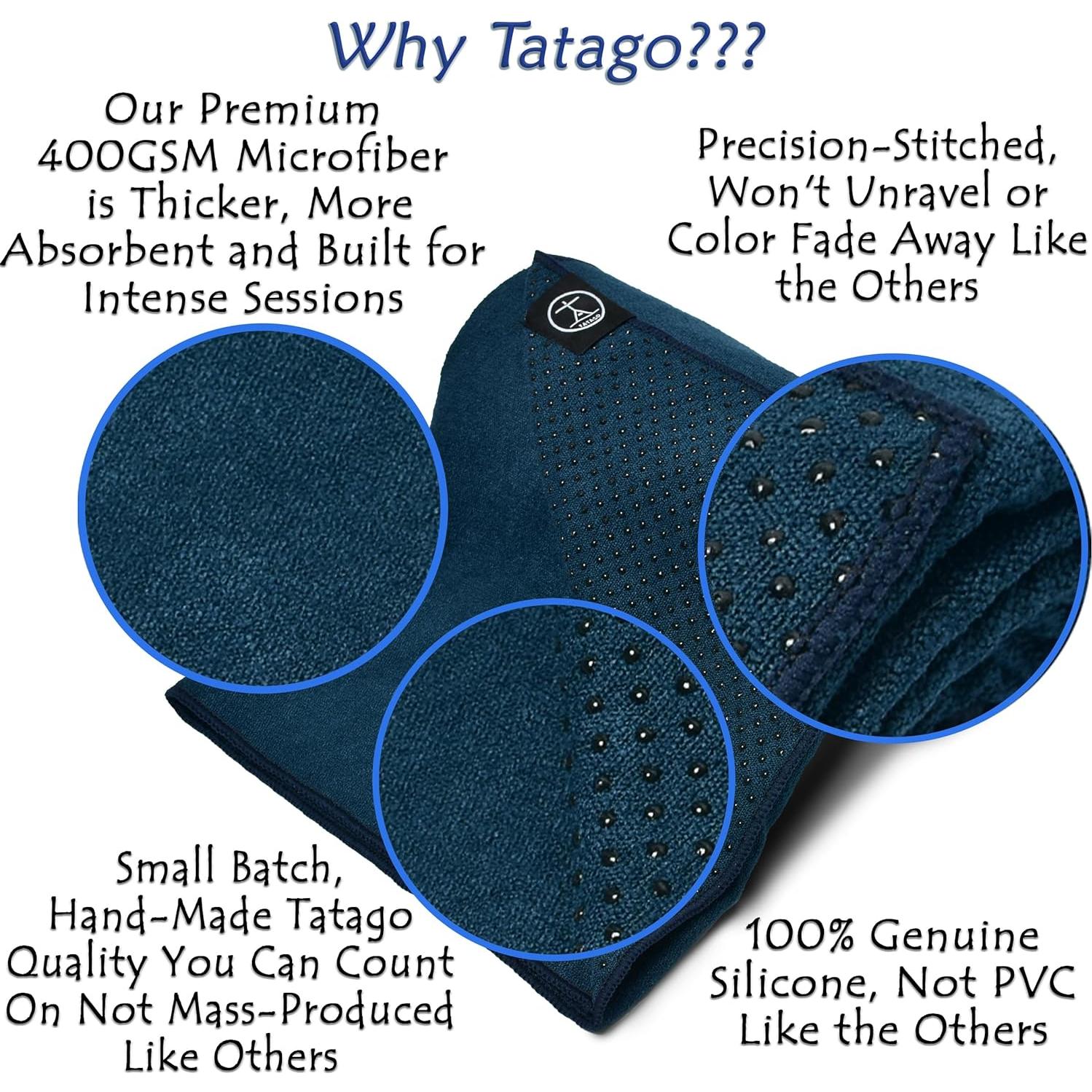 Toalla de Yoga Antideslizante Tatago 182.88 cm Microfibra