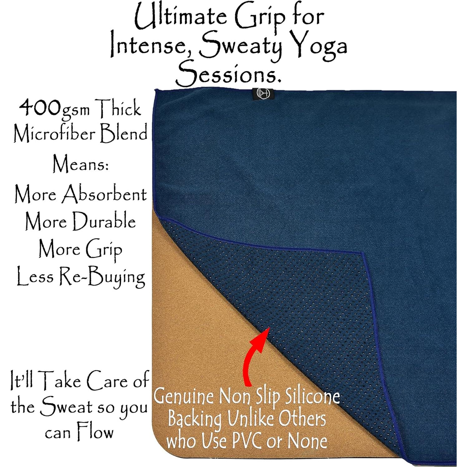 Toalla de Yoga Antideslizante Tatago 182.88 cm Microfibra