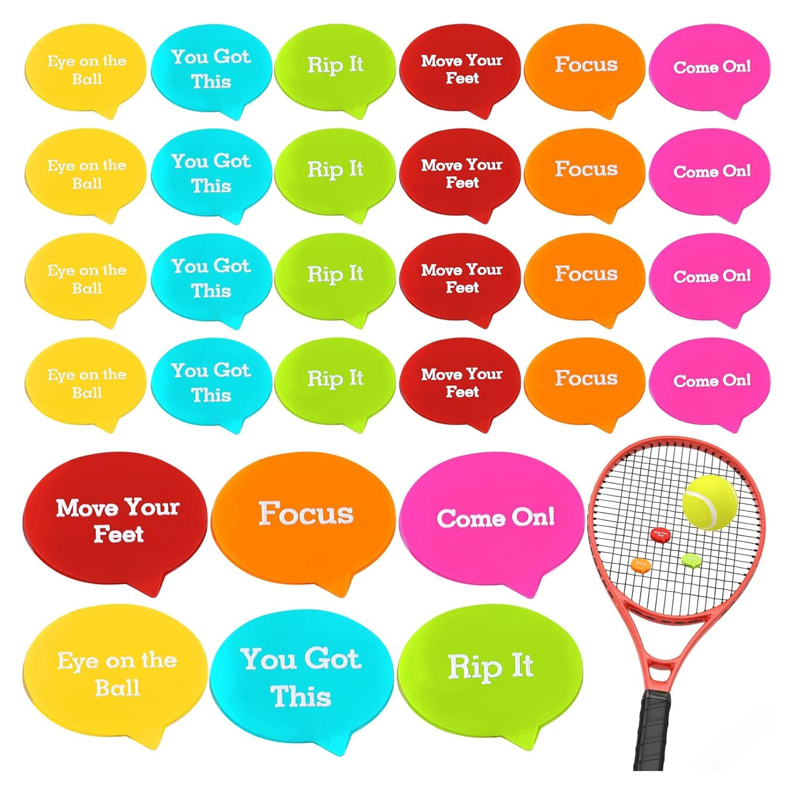 Amortiguadores de Vibración para Raqueta de Tenis Sosation - 24 Pcs