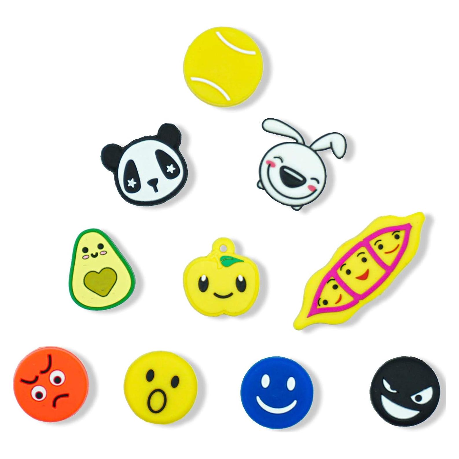 Amortiguadores de Vibraciones Tannius para Raquetas de Tenis - 10 Piezas