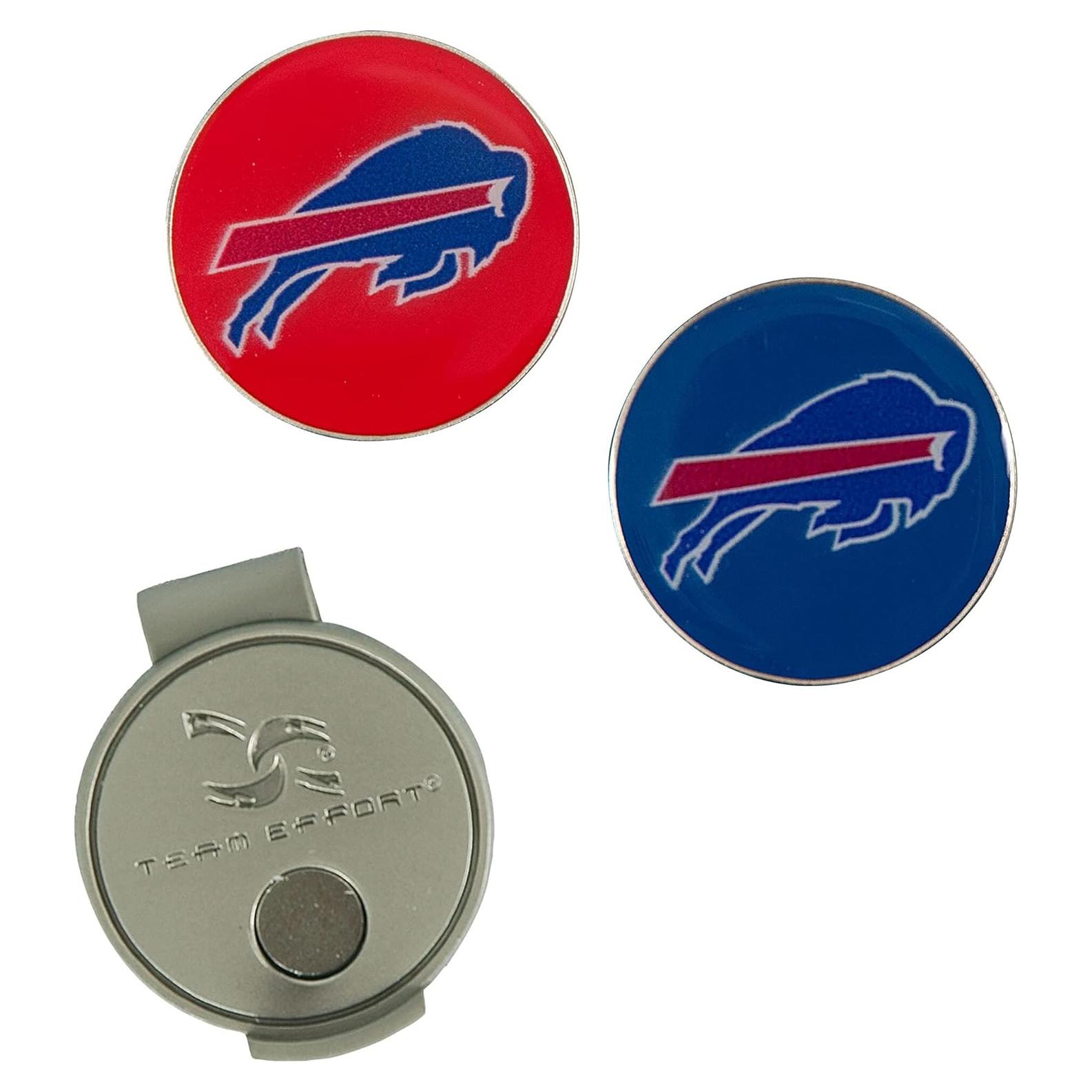 Clip de Sombrero NFL Team Effort Buffalo Bills con 2 Marcadores