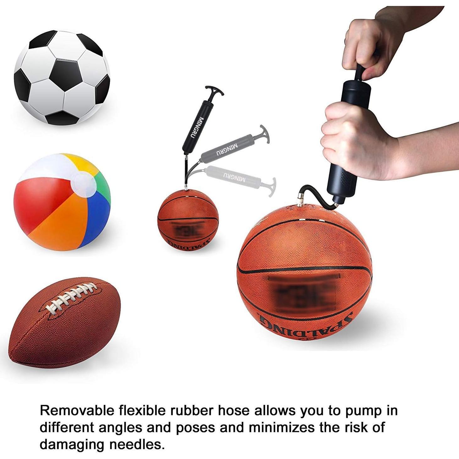 Bomba de Pelotas Portátil MINGRU 20 cm con Accesorios