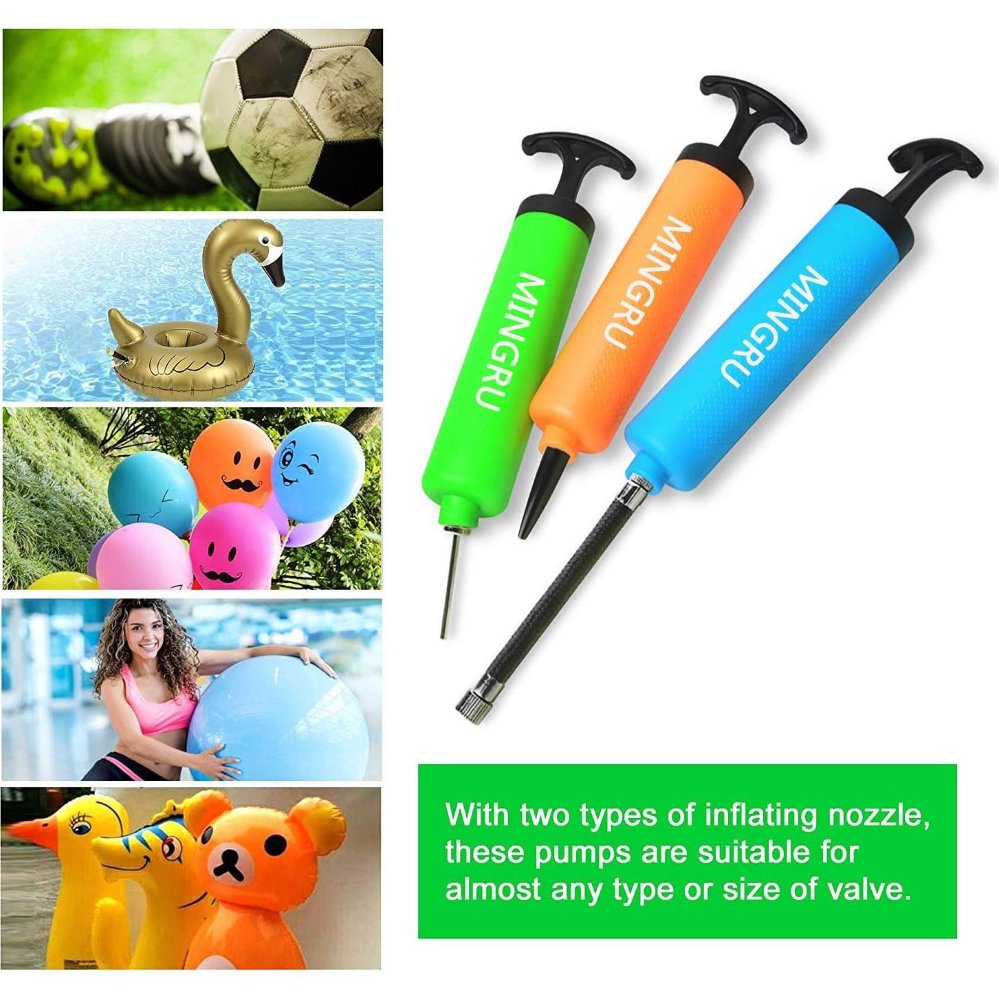 Bomba de Pelotas Portátil MINGRU 20 cm con Accesorios