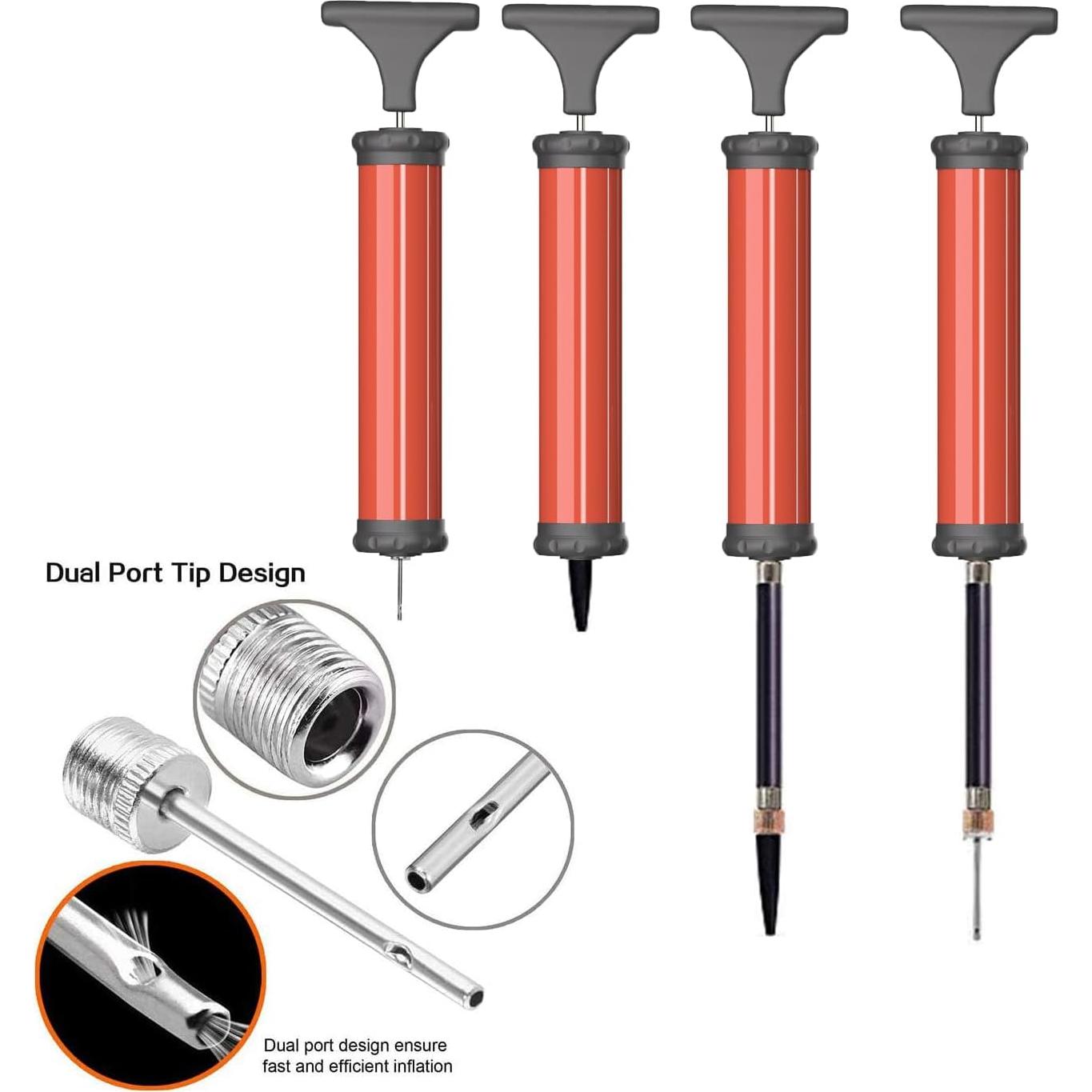 Bomba de Aire Portátil DDUO para Pelotas Deportivas - Manual