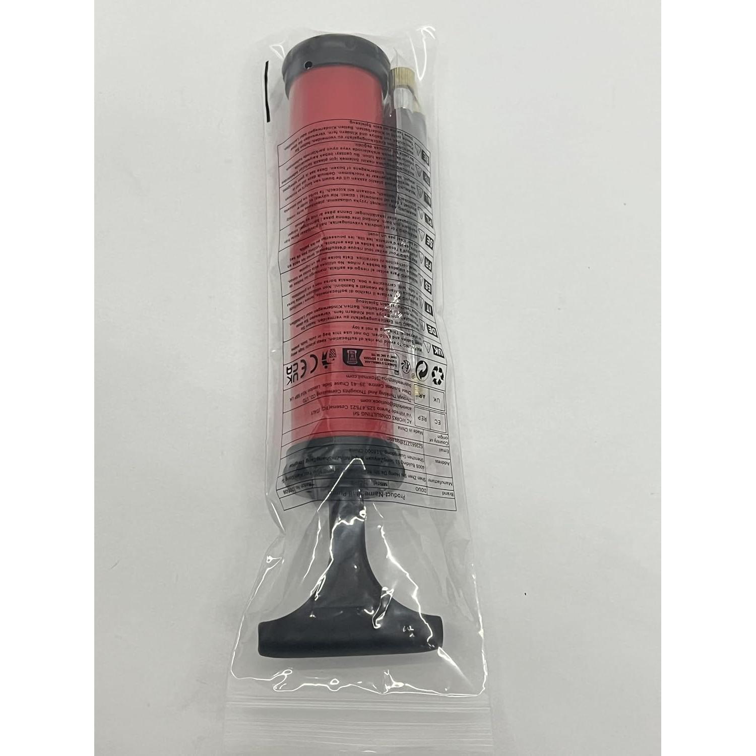 Bomba de Aire Portátil DDUO para Pelotas Deportivas - Manual