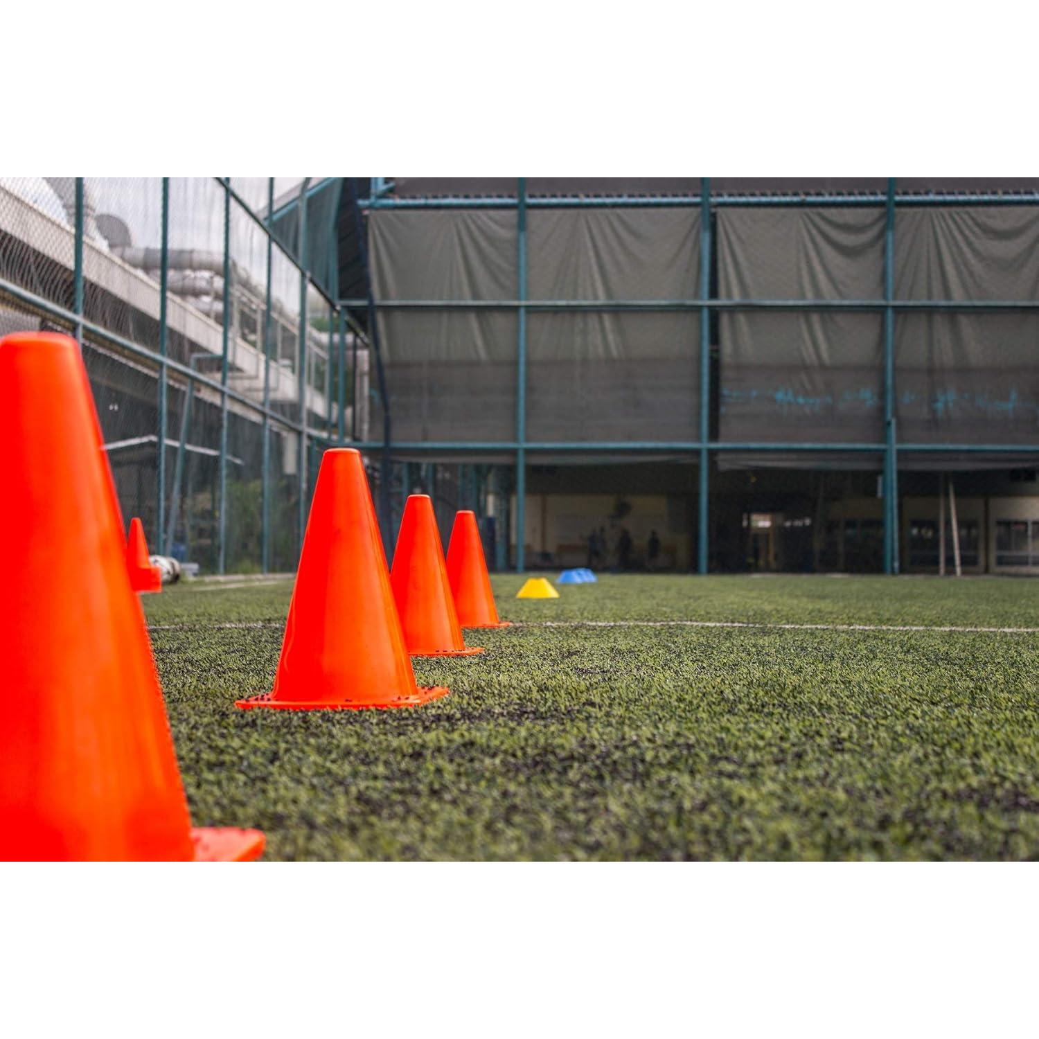 Conos de Tráfico Fragraim 9" Naranja - Juego de 24 para Entrenamiento