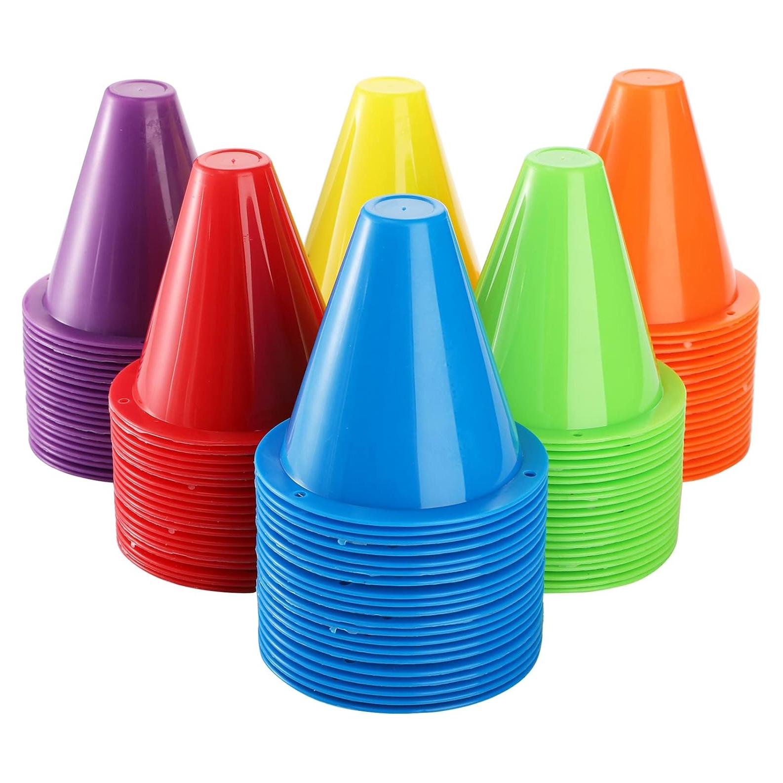 Conos Mini Deportivos Bekith 120 Piezas 7.62 cm Colores Variados