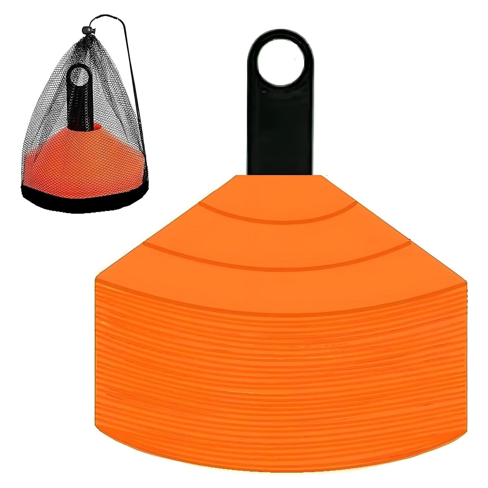 Juego de 50 Conos de Fútbol ANSLYQA para Entrenamiento de Agilidad