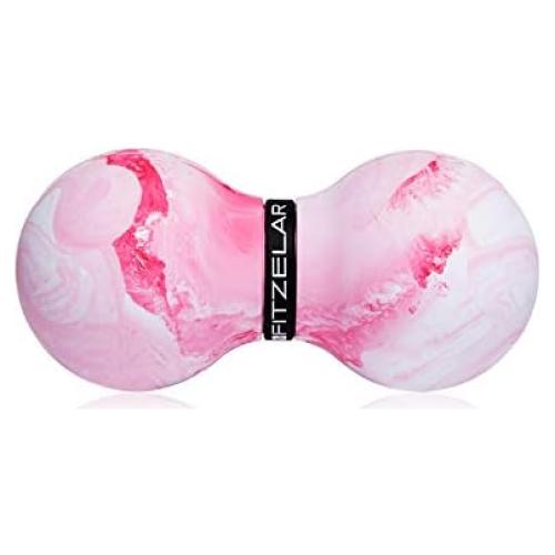 Bola de Masaje Doble Lacrosse FITZELAR 13x6.5 cm Rosa