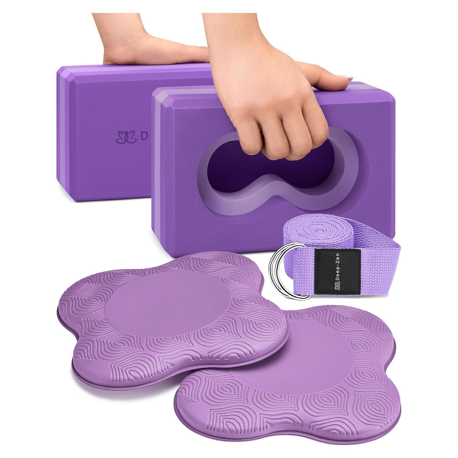 Bloques de Yoga Deep-Zen® con Soporte para Muñeca - Paquete de 2