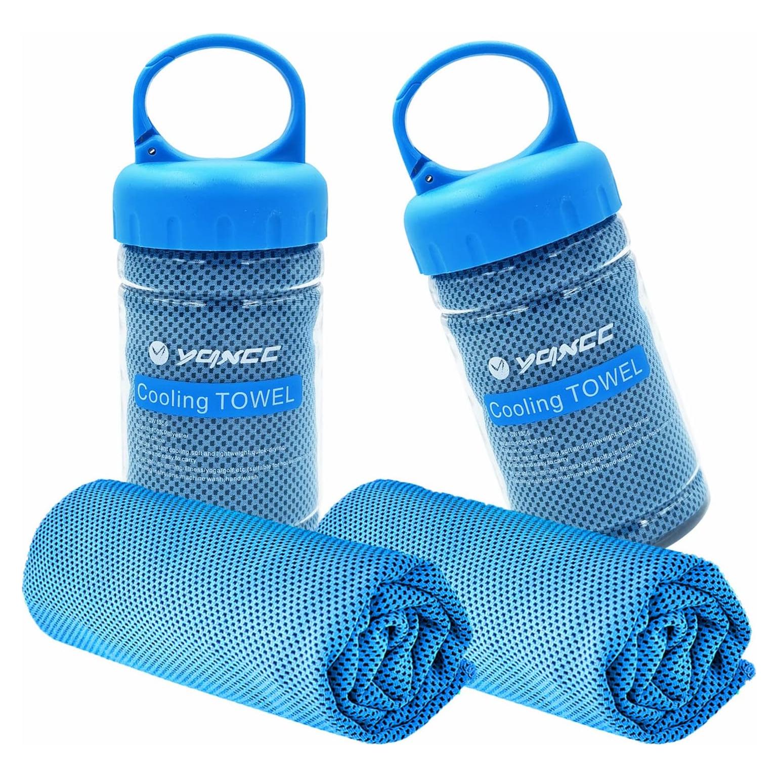 Toalla Enfriadora YQXCC 2 Unidades Microfibra 119x30cm