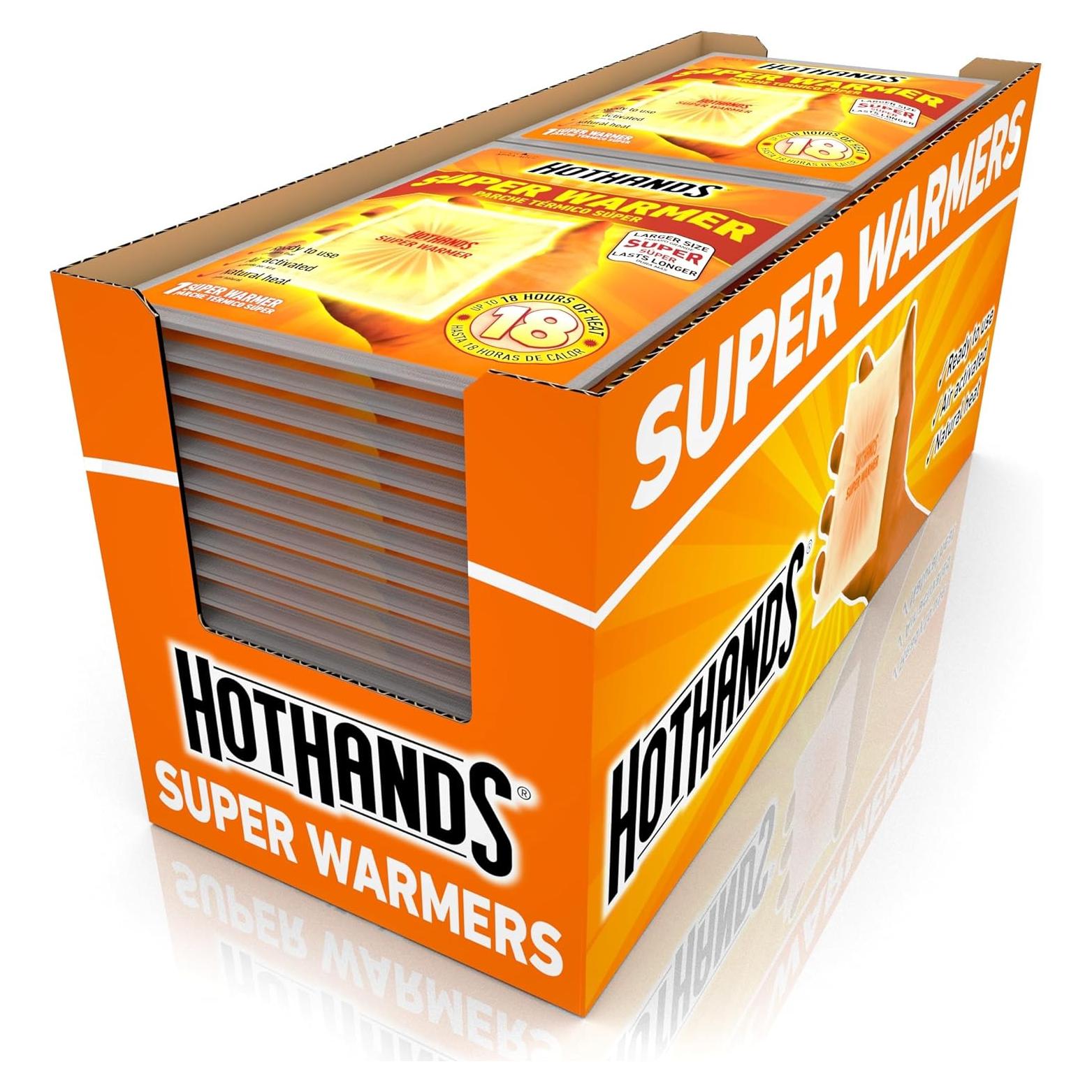 Calentadores de Cuerpo y Manos HotHands - 40 Unidades de 18 Horas