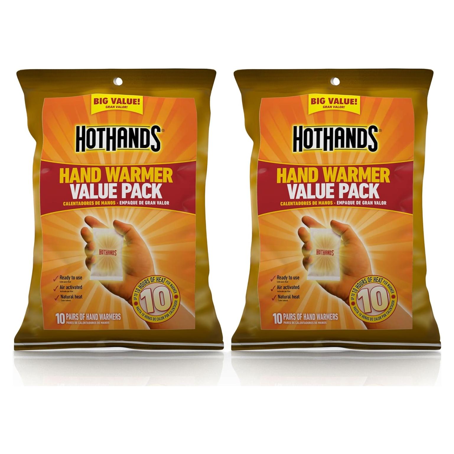 Calentadores de Manos HotHands - Paquete de 20 Unidades