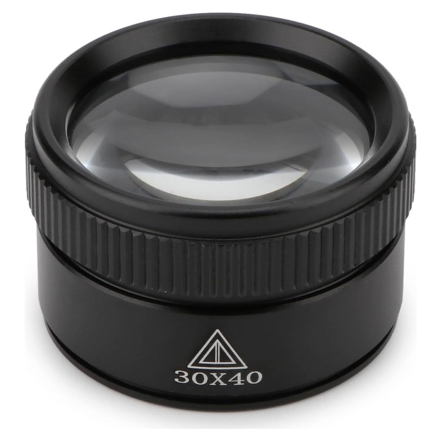 Lupa de Lectura Portátil Rongon 30X - Lente de Vidrio 40mm