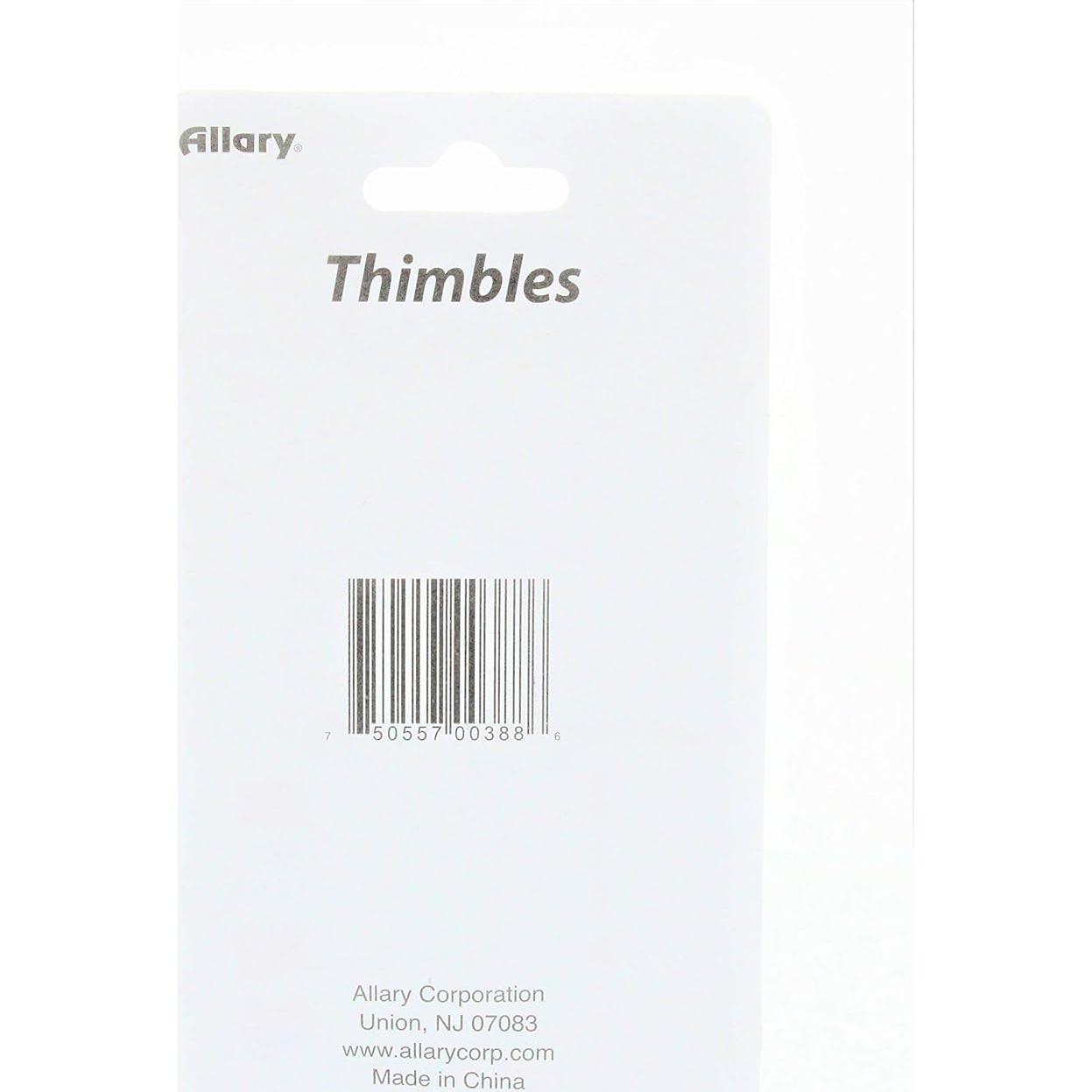 Pack de Dedales de Metal Niquelado Allary - 3 Tamaños