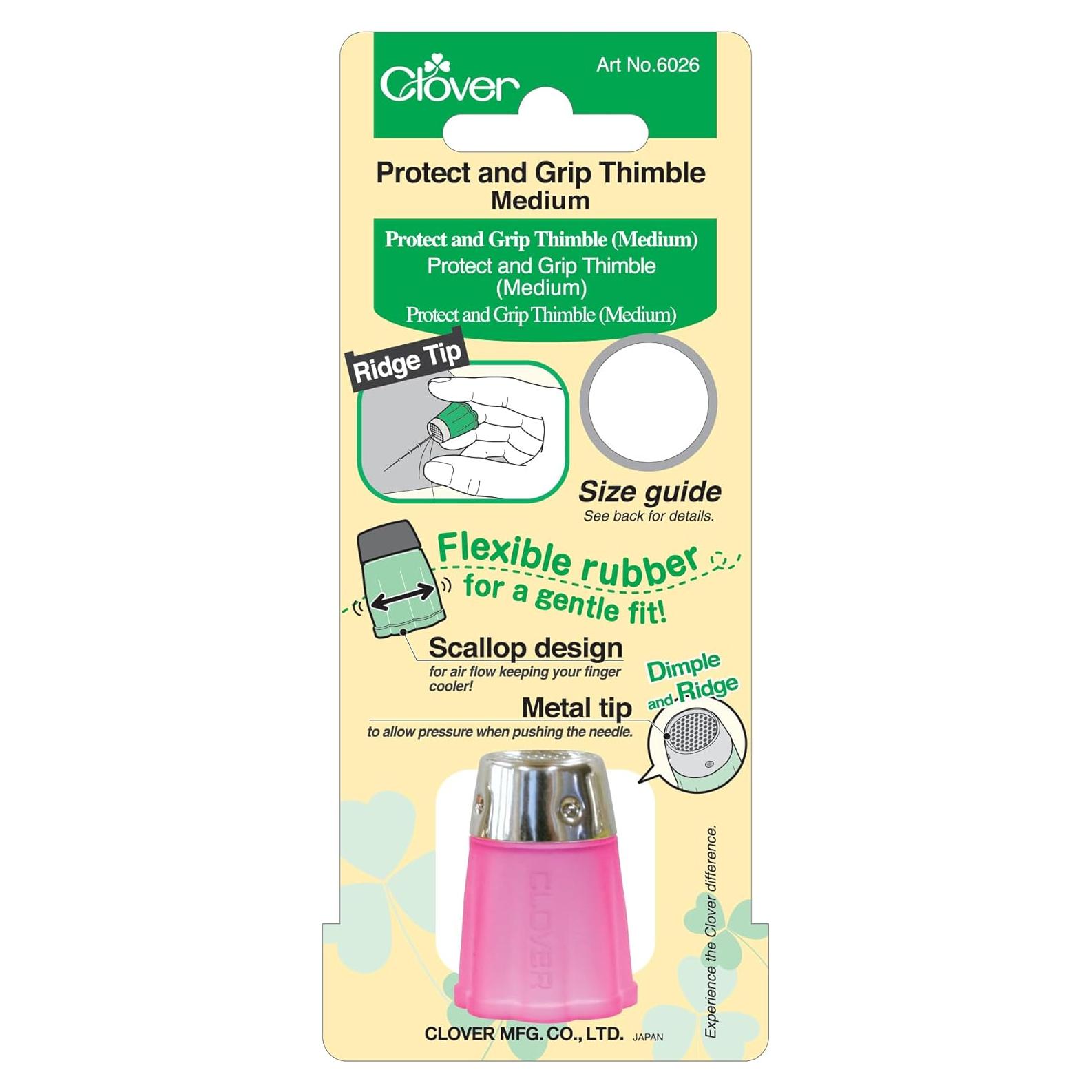 Dedal Kleeblatt Compacto de Metal Estriado y Transpirable