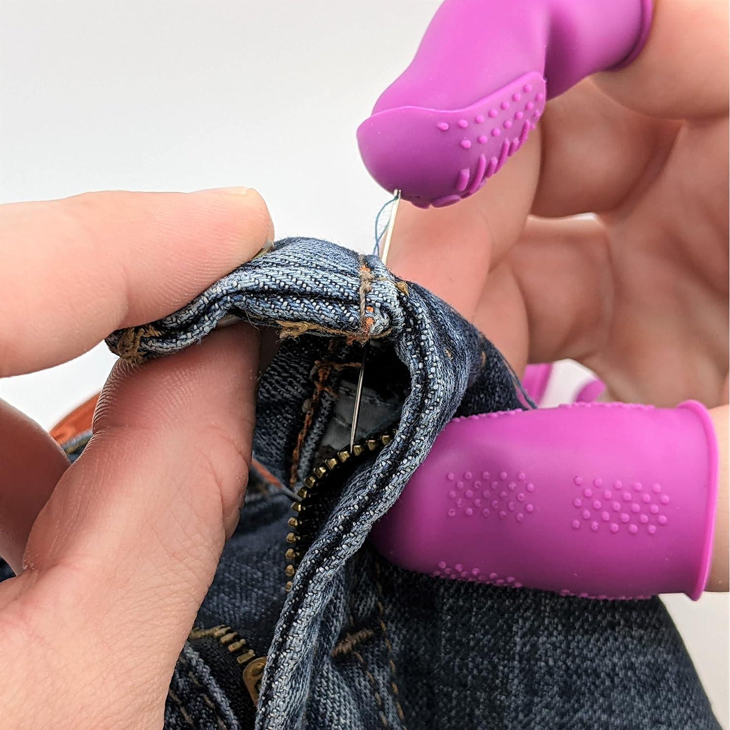 Kit de Dedales y Protectores de Dedos Silicone Alley - 9 Piezas