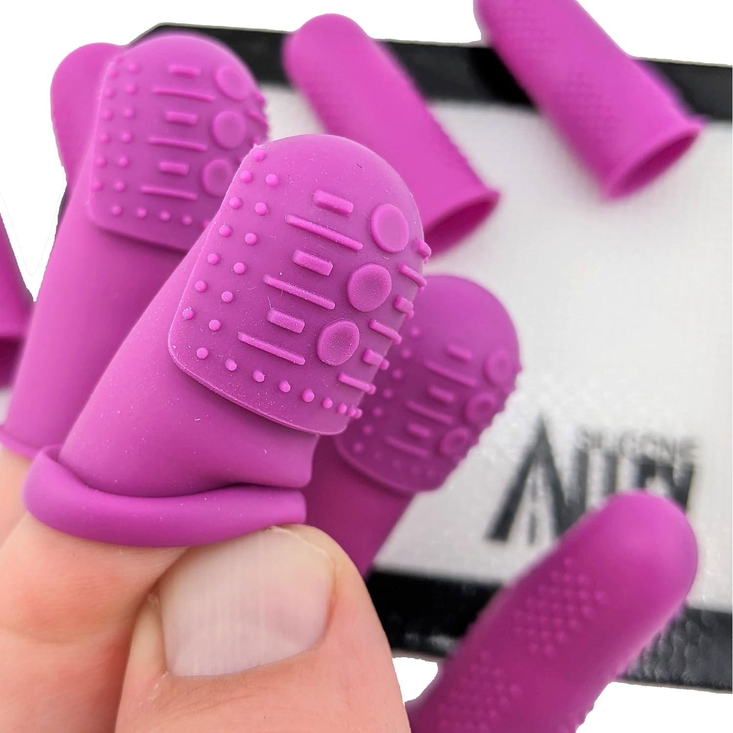 Kit de Dedales y Protectores de Dedos Silicone Alley - 9 Piezas