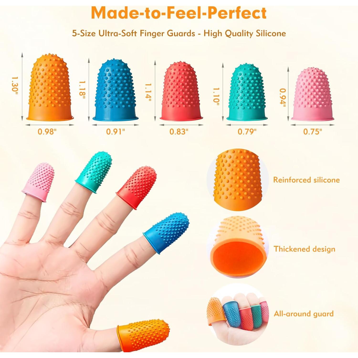 20 Dedales de Goma CNCBO - Protectores de Dedo para Coser