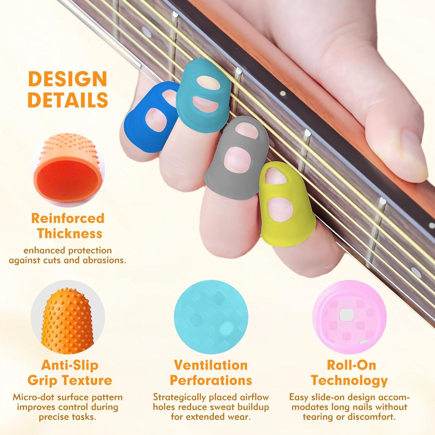 20 Dedales de Goma CNCBO - Protectores de Dedo para Coser