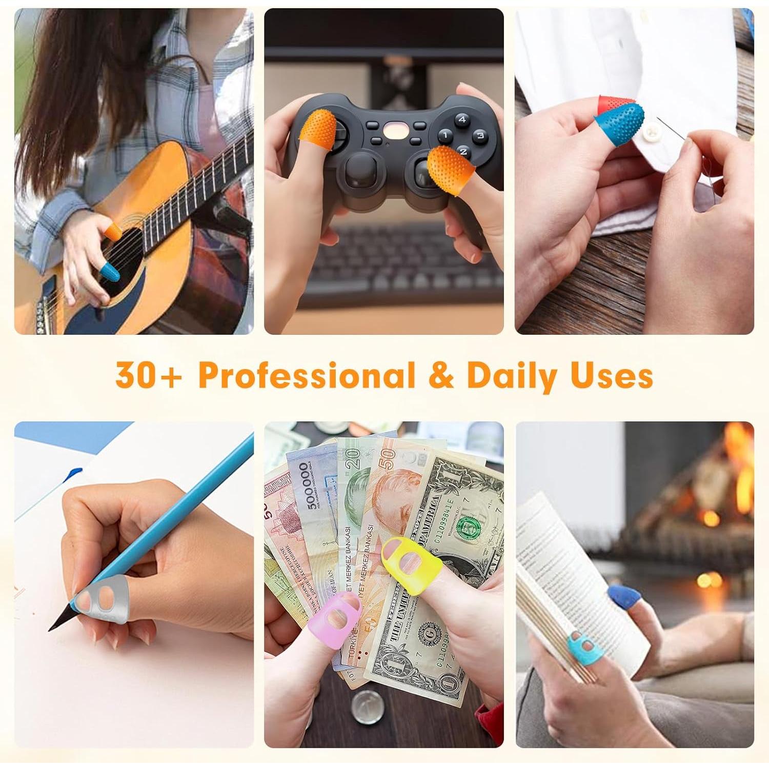 20 Dedales de Goma CNCBO - Protectores de Dedo para Coser