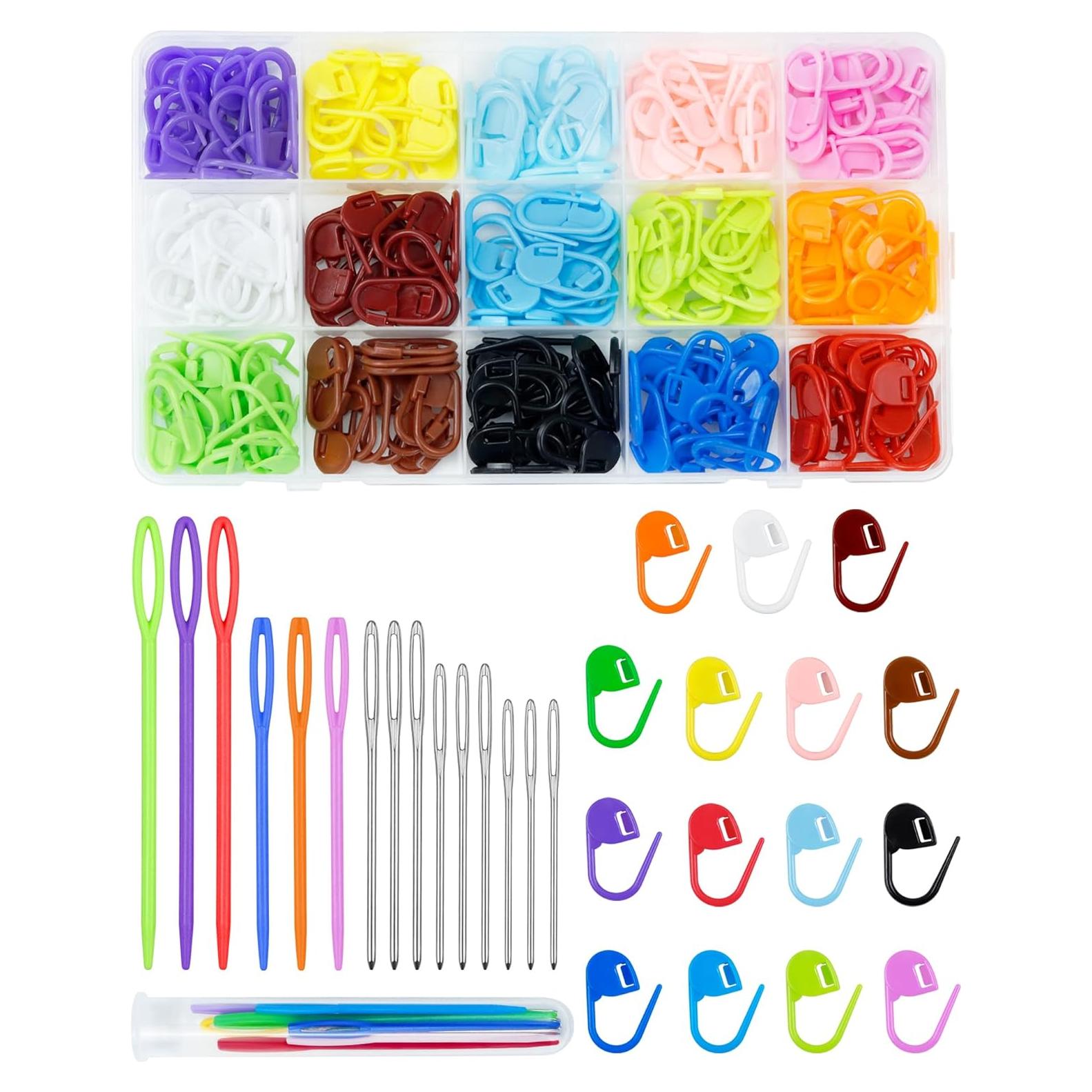 Marcadores de Puntos FIVEIZERO 220 Piezas + 15 Agujas de Coser