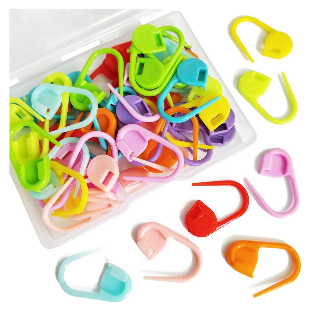 50 Marcadores de Tejido de Plástico TTSAM - 10 Colores