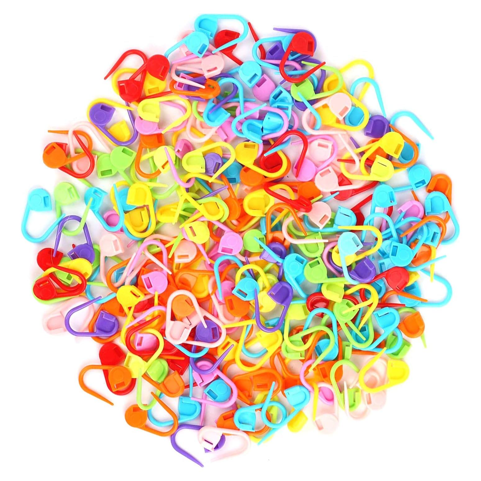 100 Marcadores de Puntos de Tejido HiMo para Crochet