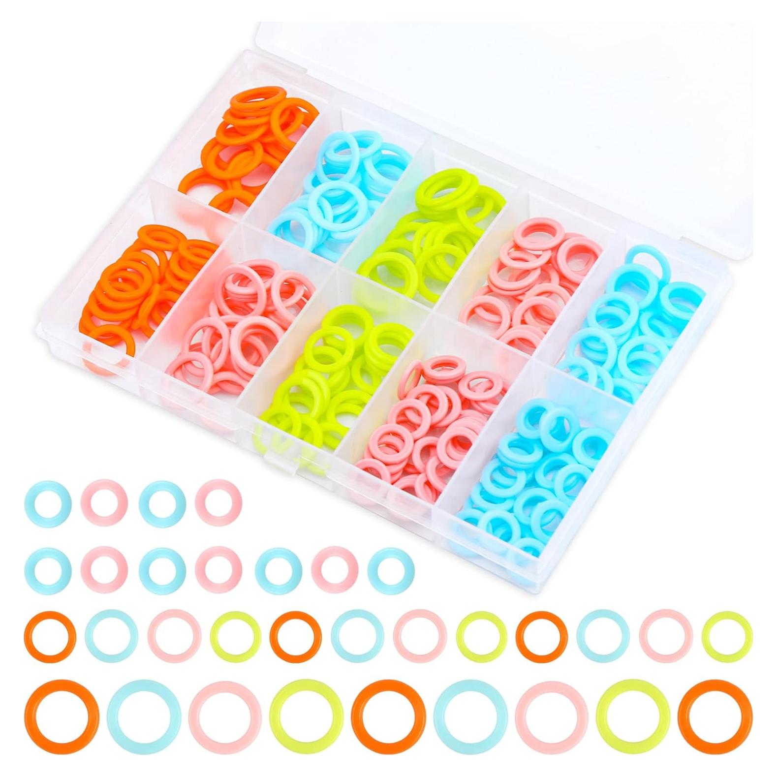 Marcadores de Puntos de Tejido LUNARM 220 Pcs Plástico