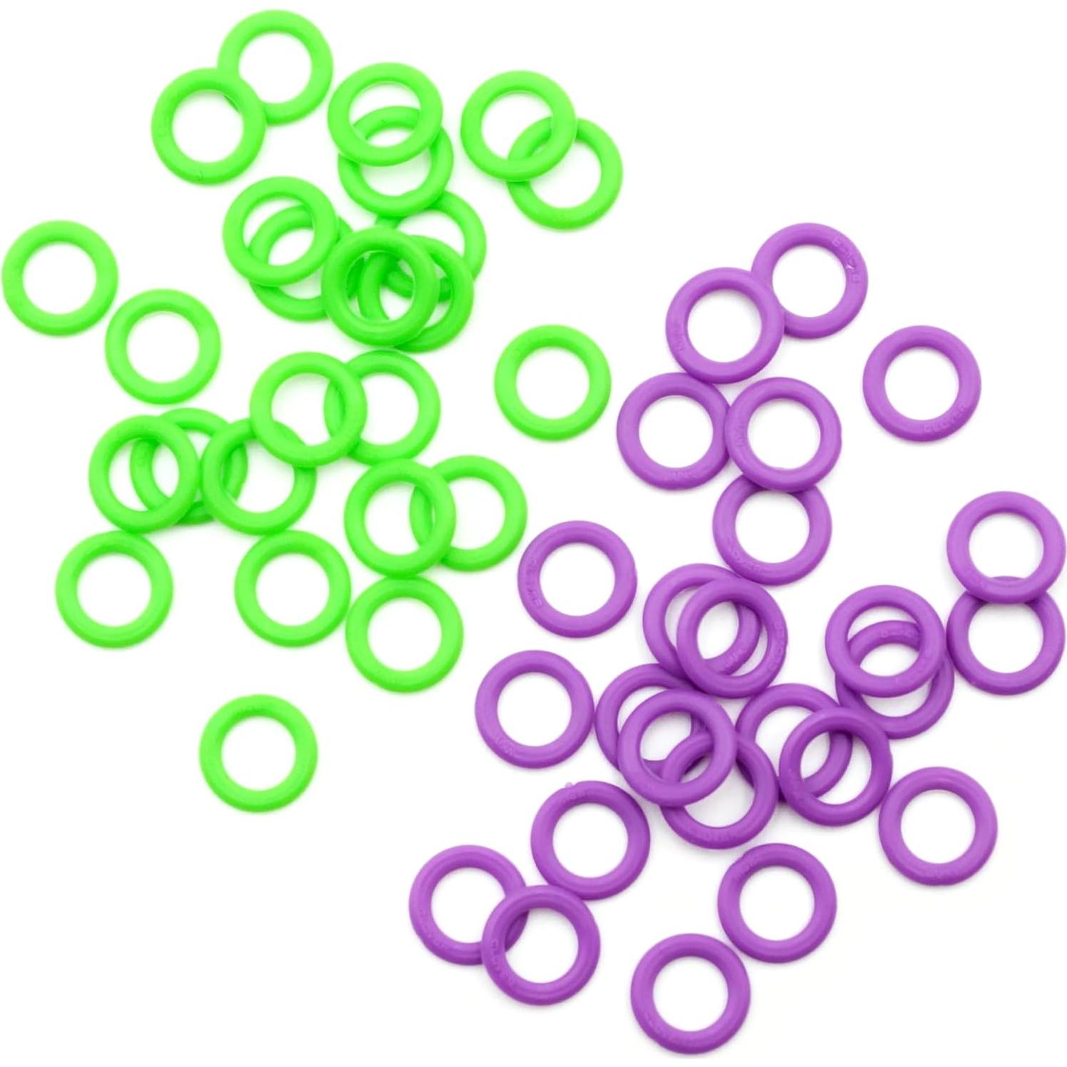 Marcadores de Anillo Suave Clover Multicolor 10 Pequeños 20 Grandes