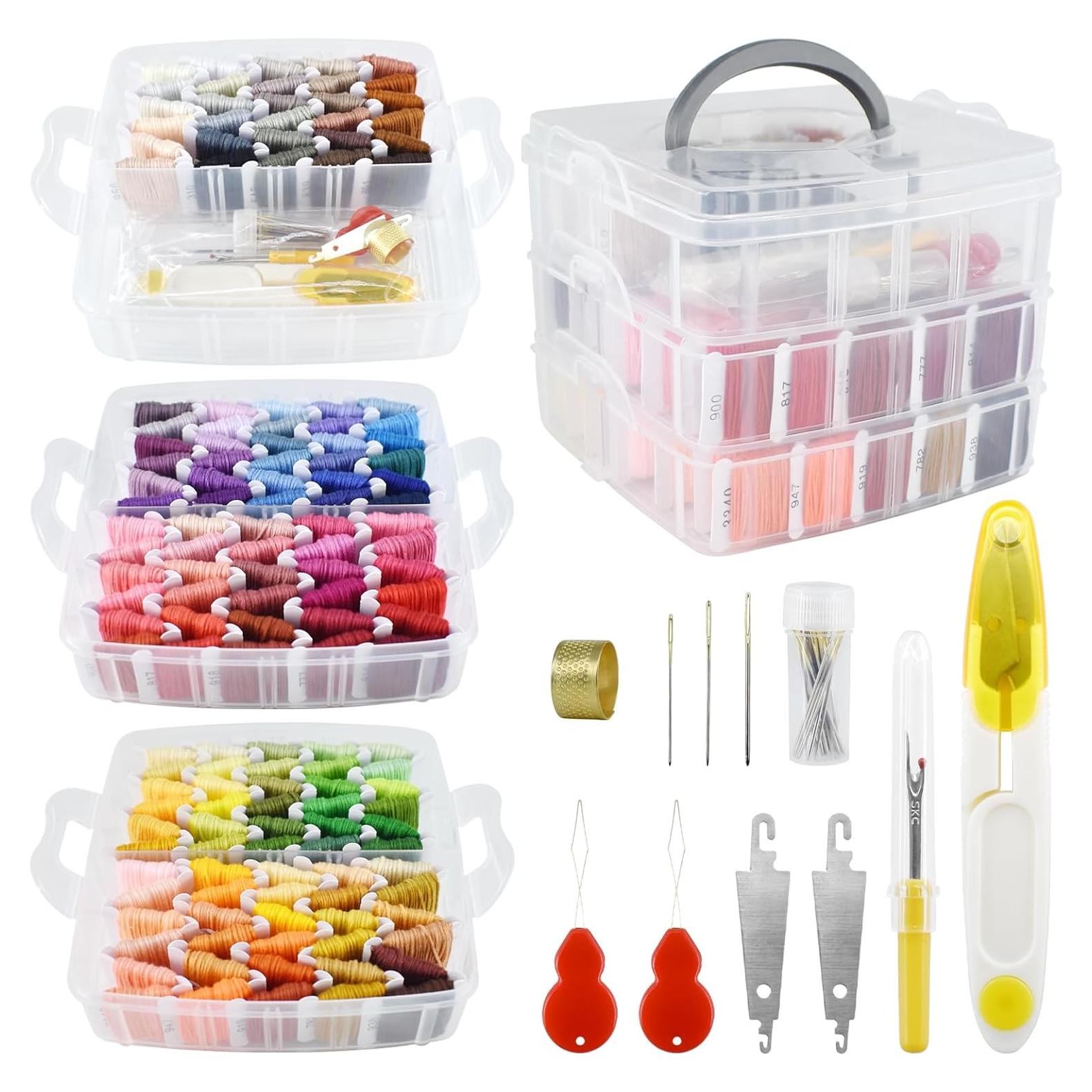 Kit de Hilo de Bordado Renashed 187 Piezas 150 Colores