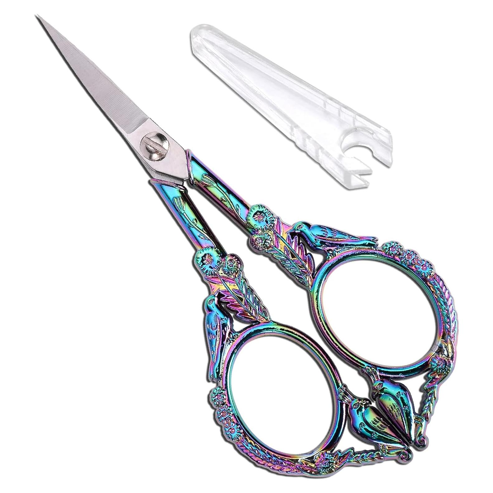 Tijeras de Bordado Vintage YOUGUOM Arcoíris 11.7cm