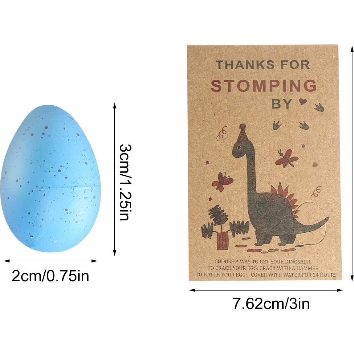 Suministros Fiesta Dinosaurios FASBET 24 Huevos y Tarjetas