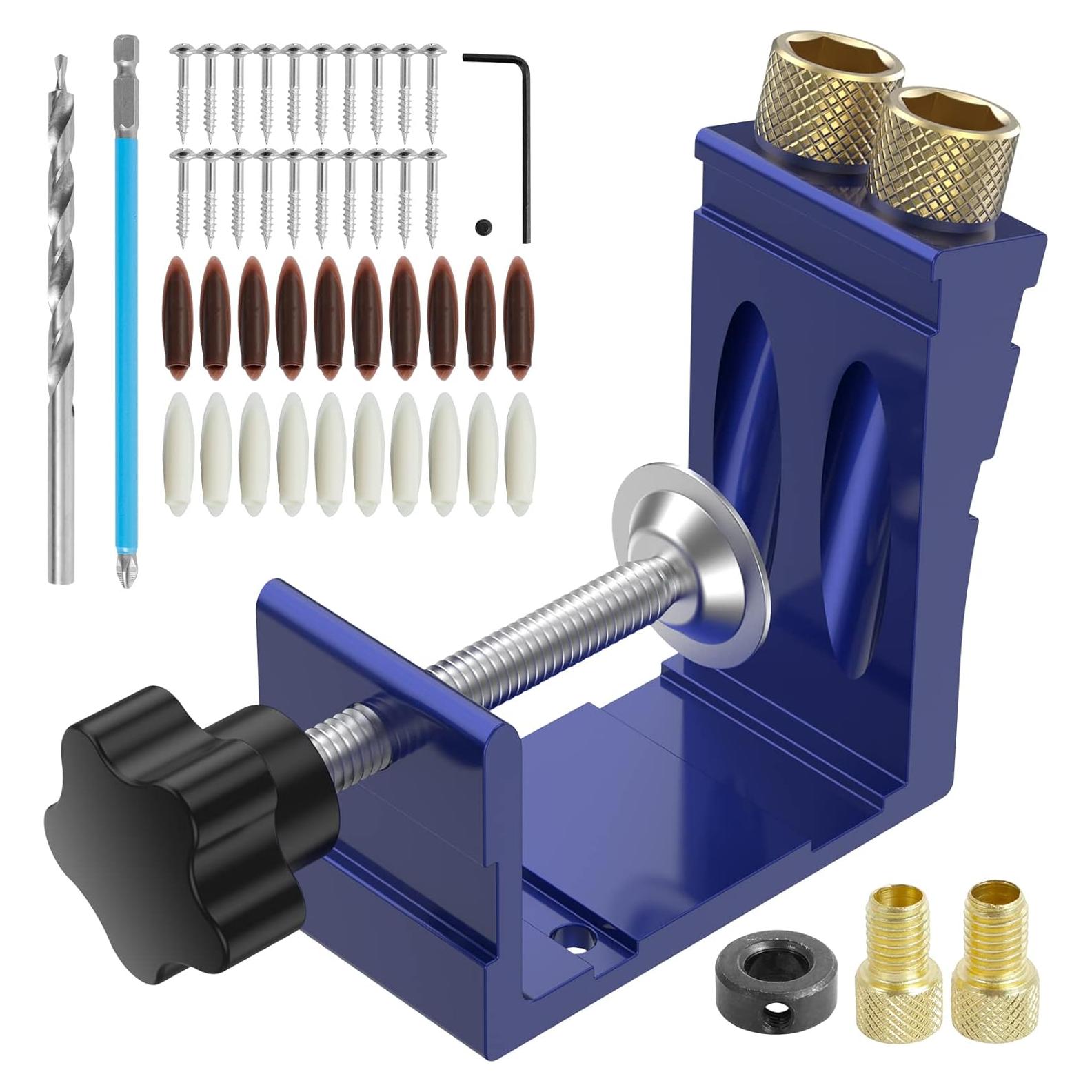 Kit de Localizador de Agujeros Abizarch 47 Piezas Ajustable 15°