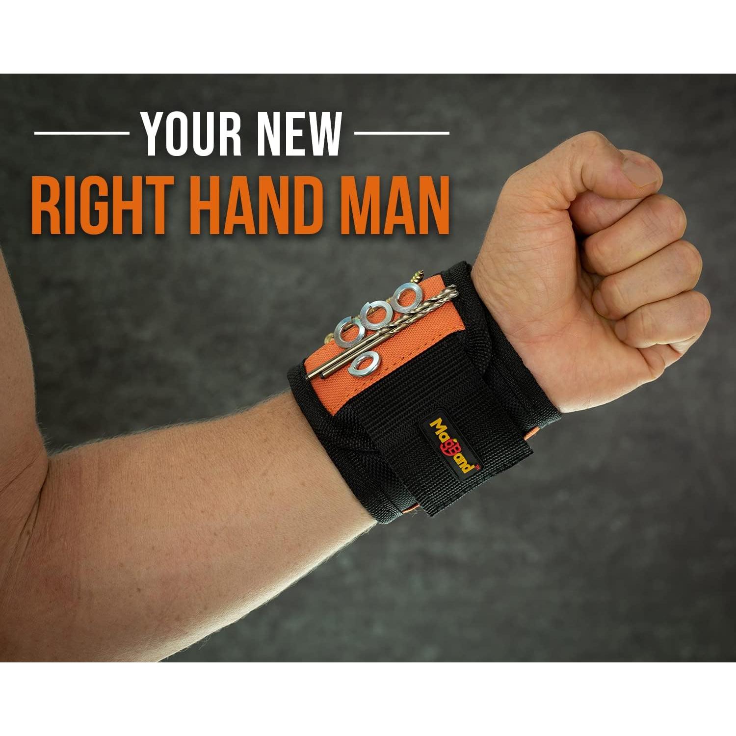 Pulsera Magnética MagBand para Tornillos y Clavos - 10 Imanes