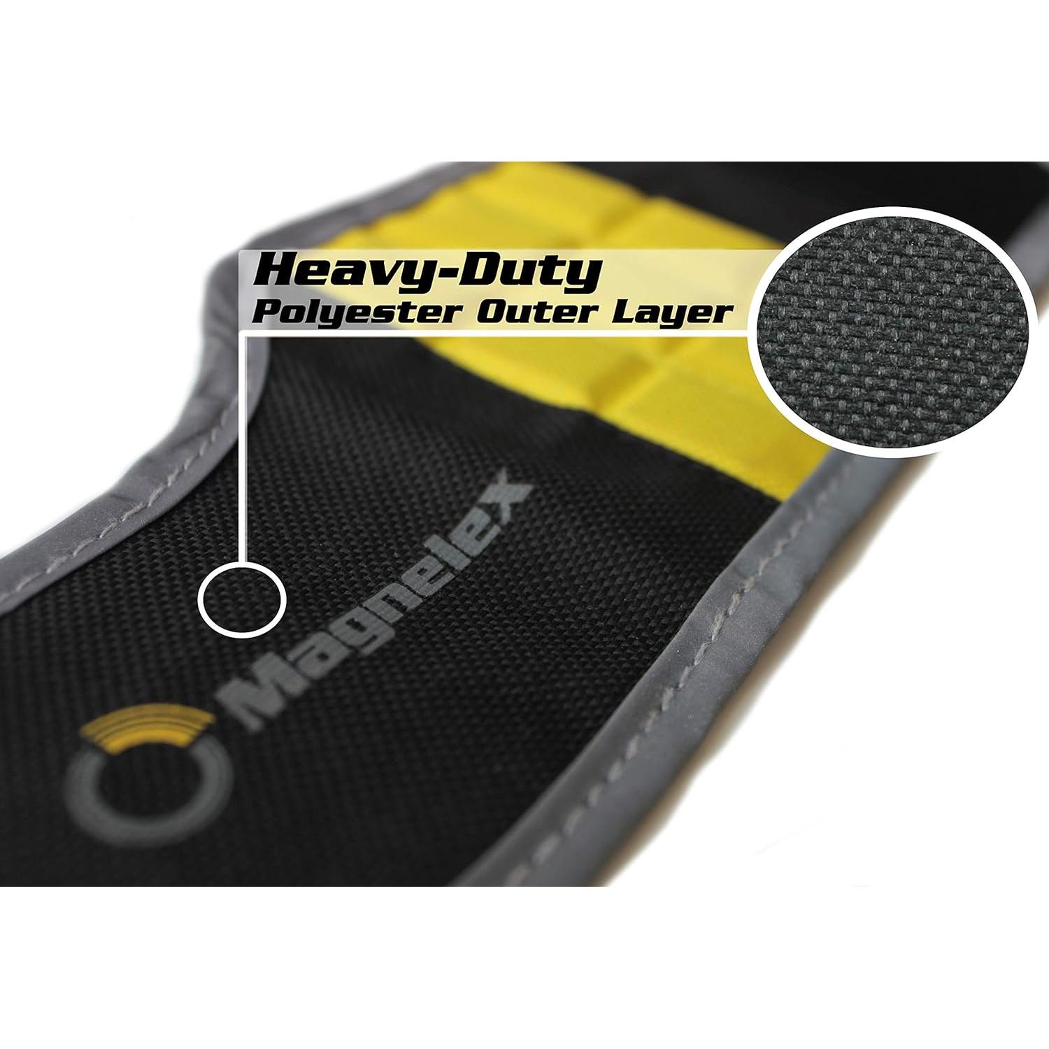 Pulsera Magnética Magnelex Amarilla - 9 Imánes, 28.4 cm