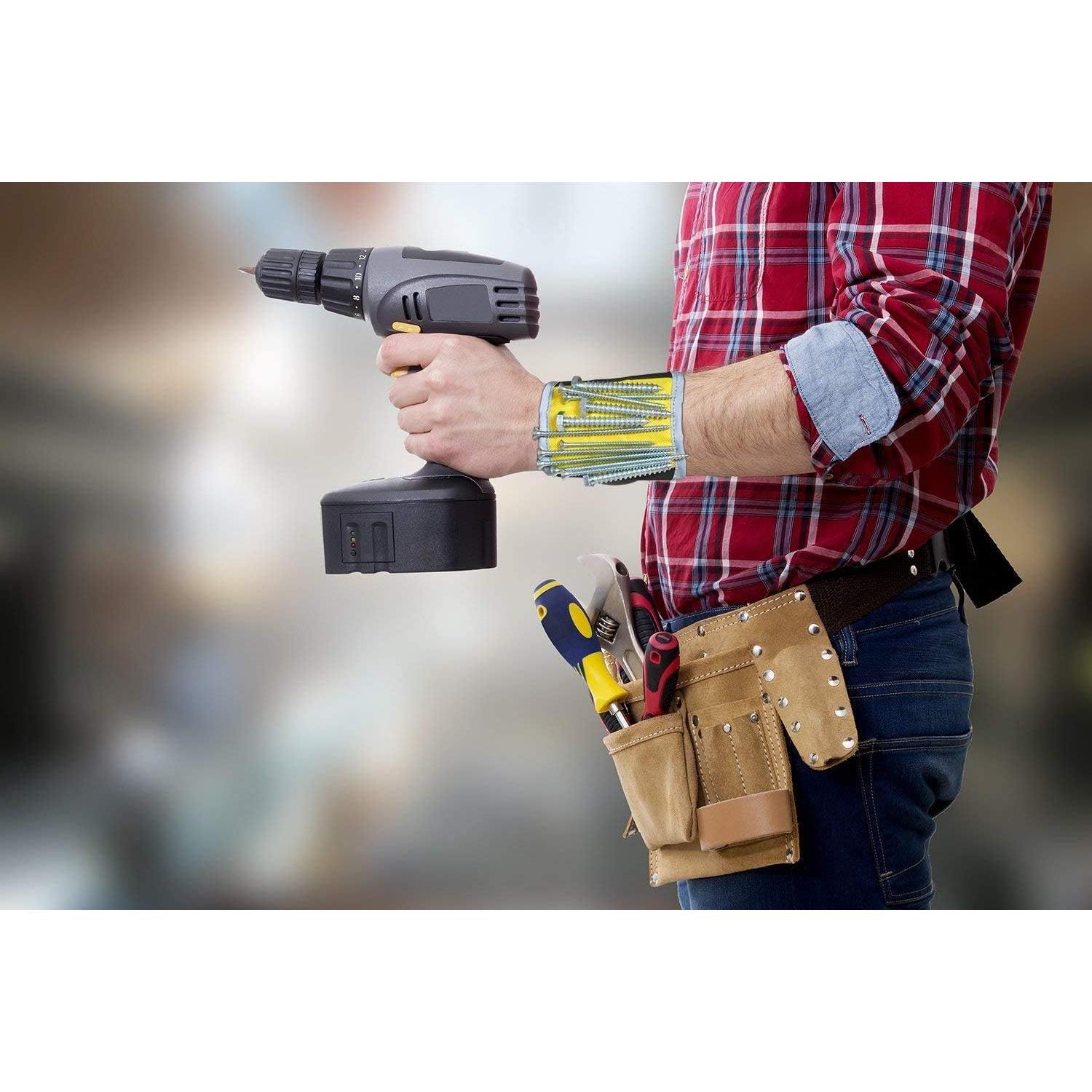 Pulsera Magnética Magnelex Amarilla - 9 Imánes, 28.4 cm