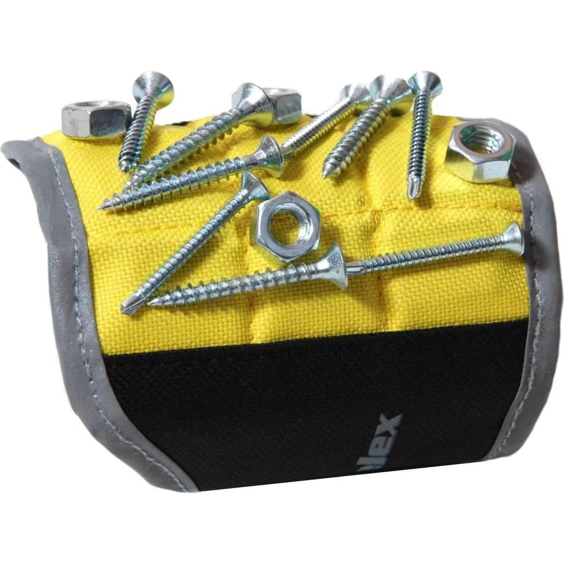 Pulsera Magnética Magnelex Amarilla - 9 Imánes, 28.4 cm