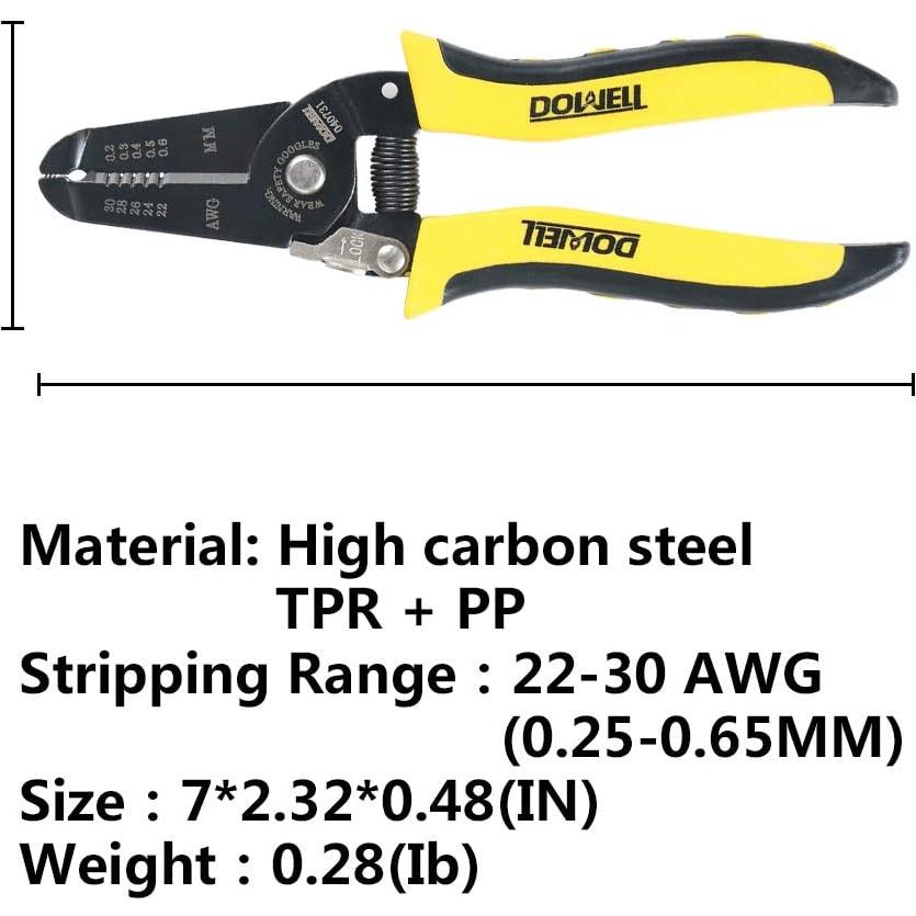Pelacables DOWELL 22-30 AWG Multifuncional Ergonómico