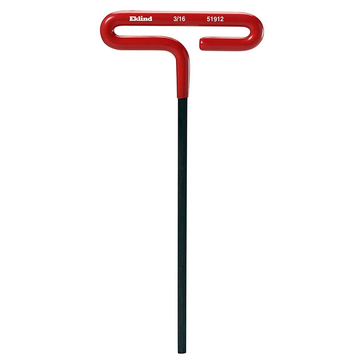 Llave Allen T-Handle Eklind 51912 3/16" Mango Acolchado